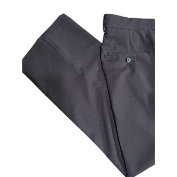 Haggar Black Dress Pants 36 x 32 - Picture 1 of 12